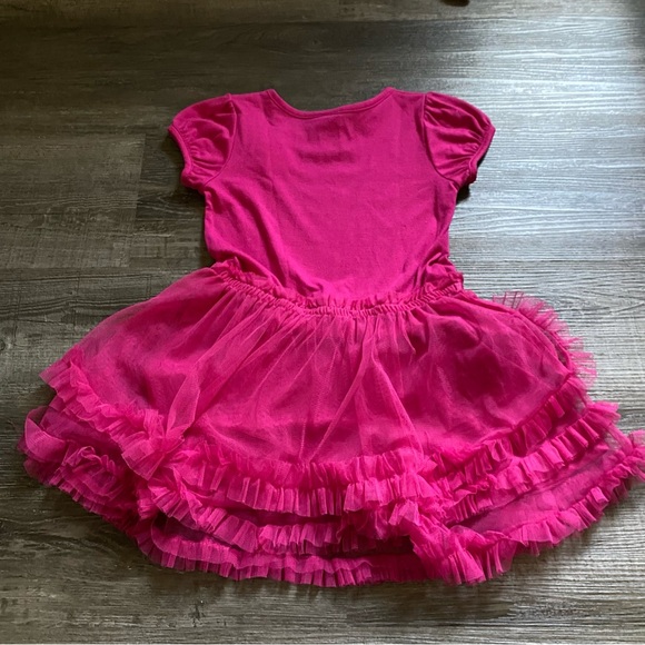 Pink Ruffled Girls Dress - Picture 9 of 10